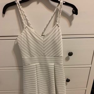 Striped mini dress